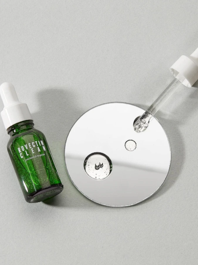 МИНИ Сыворотка для лица против воспалений и постакне ROVECTIN Clean LHA Blemish Ampoule