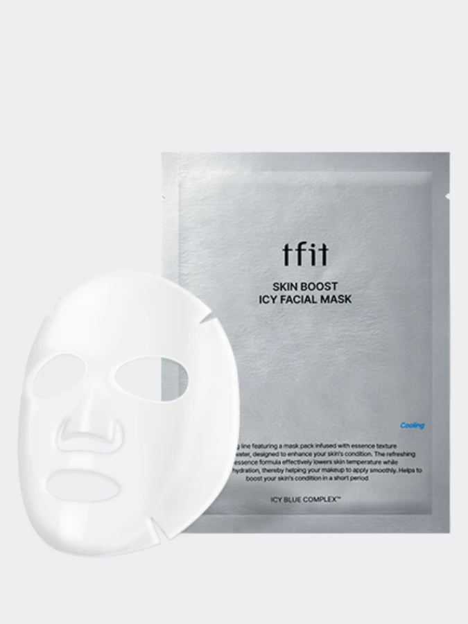 Освежающая тканевая маска TFIT Skin Boost Icy Facial Mask
