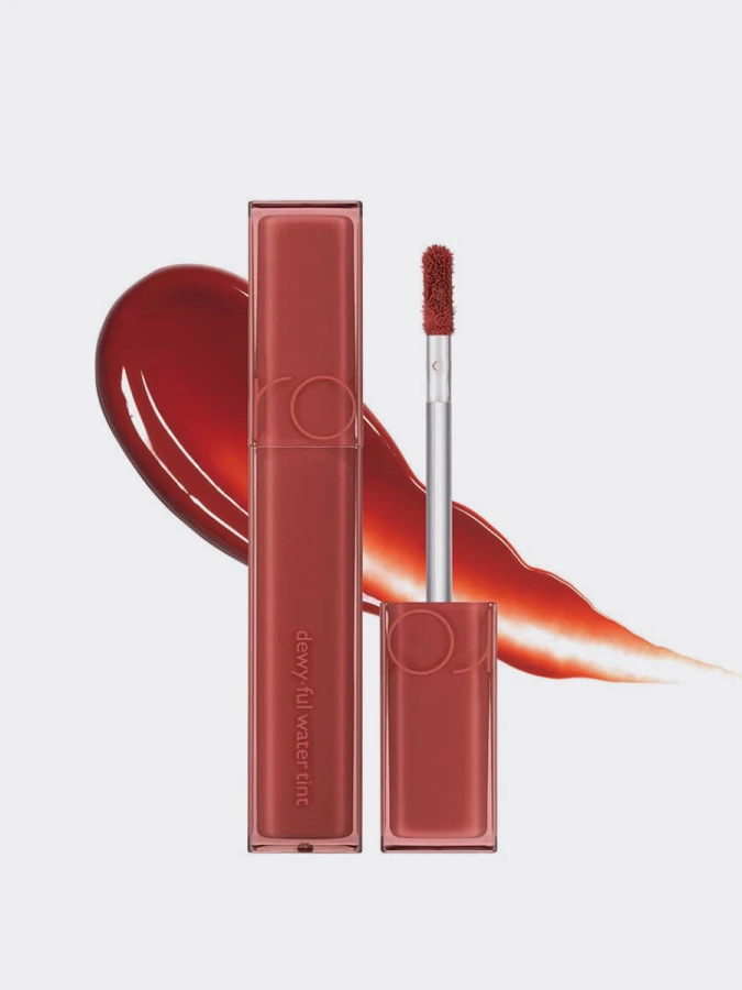 Лёгкий глянцевый пигмент в оттенке чили rom&nd DEWY·FUL Water Tint 04 Chili Up