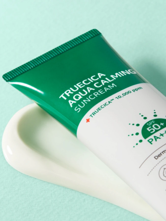 Солнцезащитный крем с комплексом центеллы Some By Mi Truecica Aqua Calming Sun Cream SPF 50+ PA ++++