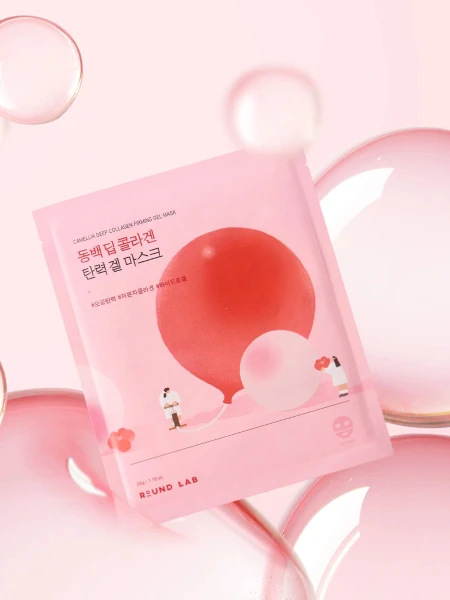 Набор гидрогелевых масок для лица с экстрактом камелии Round Lab Camellia Deep Collagen Firming Gel Mask Set Набор гидрогелевых масок для лица с экстрактом камелии Round Lab Camellia Deep Collagen Firming Gel Mask Set