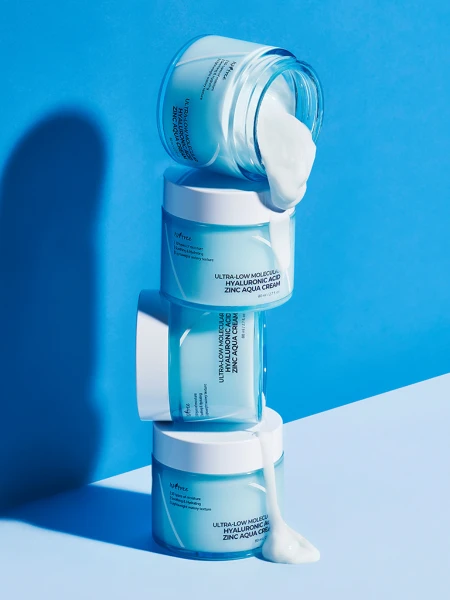 Успокаивающий крем для лица с гиалуроновой кислотой и цинком IsNtree Ultra-low Molecular Hyaluronic Acid Zinc Aqua Cream Успокаивающий крем для лица с гиалуроновой кислотой и цинком IsNtree Ultra-low Molecular Hyaluronic Acid Zinc Aqua Cream