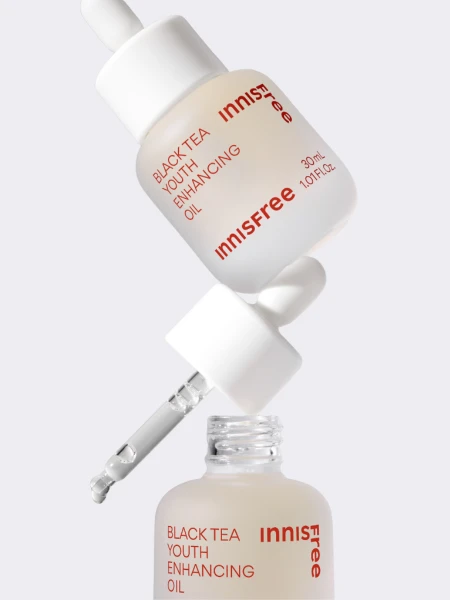 Укрепляющее масло для лица с экстрактом черного чая Innisfree Black Tea Youth Enhancing Oil