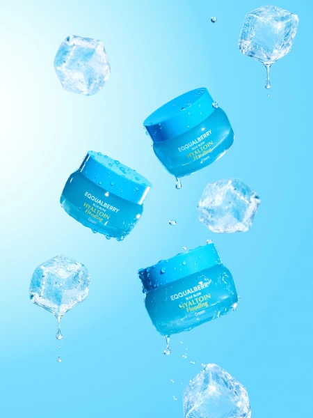 Увлажняющий крем для лица с гиалуроновой кислотой и эктоином EQQUALBERRY Hyaltoin Flooding Cream