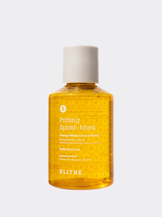 Сплэш-маска для сияния кожи Blithe Energy Yellow Citrus&Honey Splash Mask