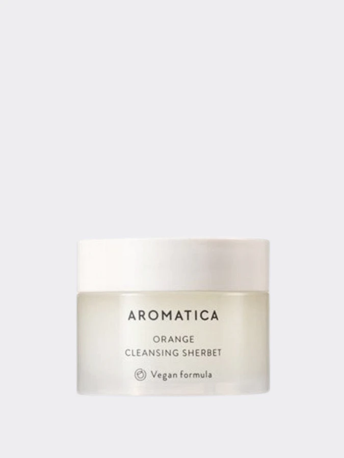 МИНИ Очищающий гидрофильный щербет с экстрактом апельсина Aromatica Orange Cleansing Sherbet