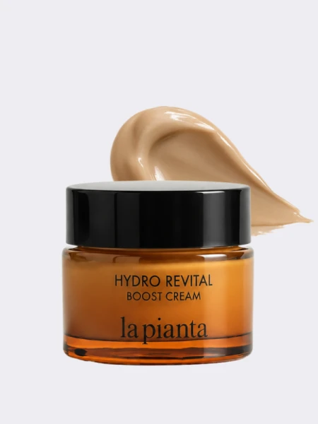Разглаживающий крем для лица с пептидами и ПДРН la pianta Hydro Revital Boost Cream