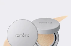 Тональный кушон с нейтральным финишем в бежевом оттенке rom&nd Zero Cushion 03 Beige 23 SPF20 PA++
