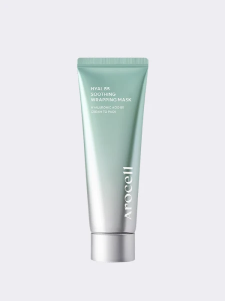 Успокаивающая маска-плёнка с гиалуроновой кислотой и пантенолом Arocell Hyal B5 Soothing Wrapping Mask