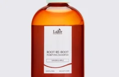 Очищающий шампунь для волос с экстрактом женьшеня и яблока La’dor Root Re-Boot Purifying Shampoo Ginger & Apple