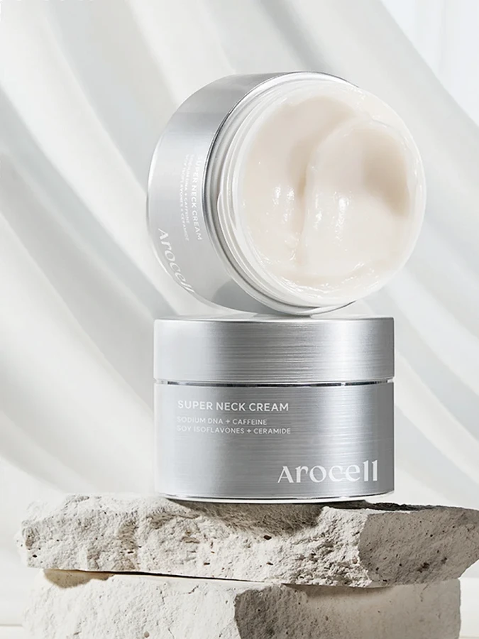 Разглаживающий крем для шеи и зоны декольте с ПДРН Arocell Super Neck Cream
