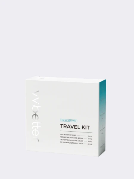 Набор миниатюр для ухода за кожей с пептидами VVBETTER 4 Step Blue Line Travel Kit Набор миниатюр для ухода за кожей с пептидами VVBETTER 4 Step Blue Line Travel Kit