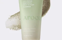 Очищающая маска-пенка с экстрактом центеллы и пантенолом Arocell Cica Repair Panthenol Pack To Foam Cleanser