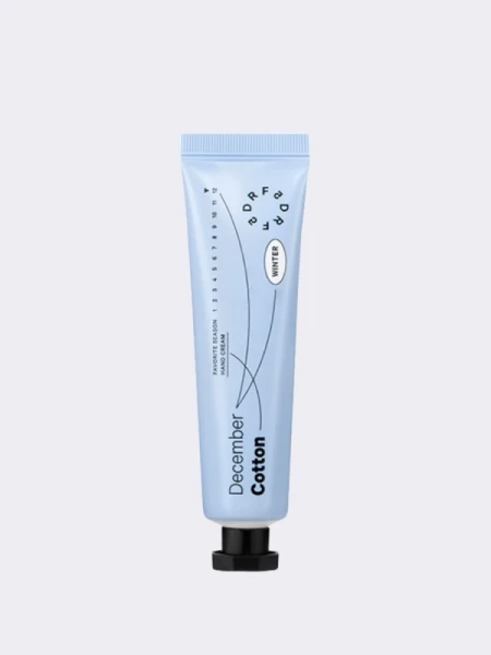 Парфюмированный крем для рук с маслом ши и ароматом хлопка DR.F5 Favourite Season Hand Cream December Cotton Парфюмированный крем для рук с маслом ши и ароматом хлопка DR.F5 Favourite Season Hand Cream December Cotton