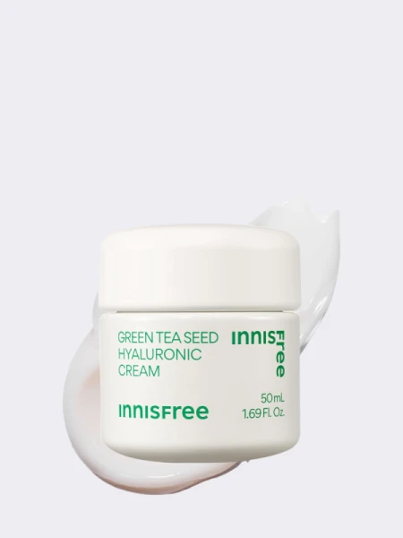 Освежающий крем с экстрактом зеленого чая и гиалуроновой кислотой innisfree Green Tea Seed Hyaluronic Cream