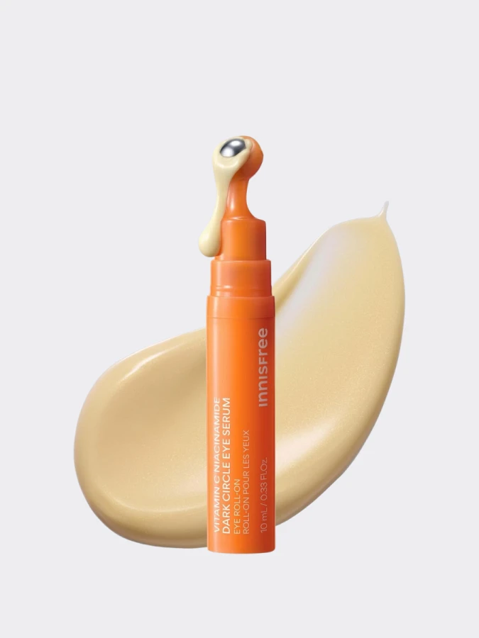 Обновляющая сыворотка-роллер для век с витамином С и ниацинамидом innisfree Vitamin C Niacinamide Brightening Eye Serum