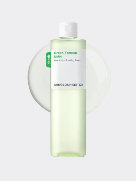 Ампульный тонер с экстрактом зелёного томата Sungboon Editor Green Tomato NMN Pore Hydro Soothing Toner