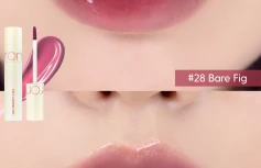 Сочный глянцевый тинт для губ с оттенком мякоти инжира rom&nd Juicy Lasting Tint 28 Bare Fig