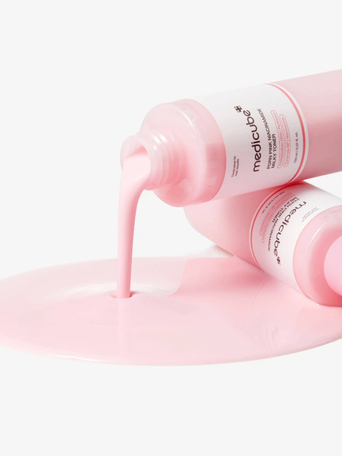 Питательный молочный тонер с ниацинамидом и ПДРН Medicube PDRN Pink Niacinamide Milky Toner