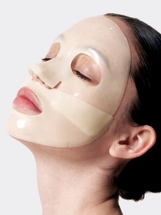 Осветляющая маска-бустер со спикулами и витамином C VT Vita-Light Reedle Shot 100 2-Step Hydrogel Mask