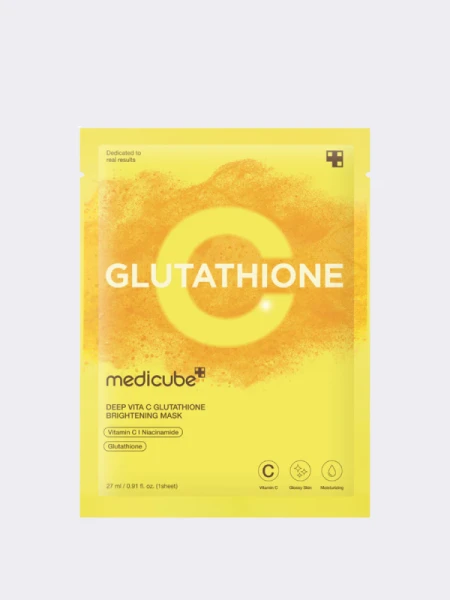 Осветляющая гидрогелевая маска с витамином С и глутатионом Medicube Deep Vita C Glutathione Brightening Mask