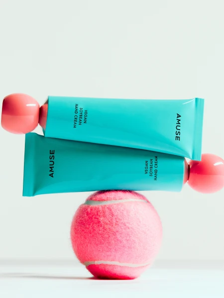 Увлажняющий крем для рук и свежим мускусным ароматом AMUSE Vegan Soybean Handcream Pleasure