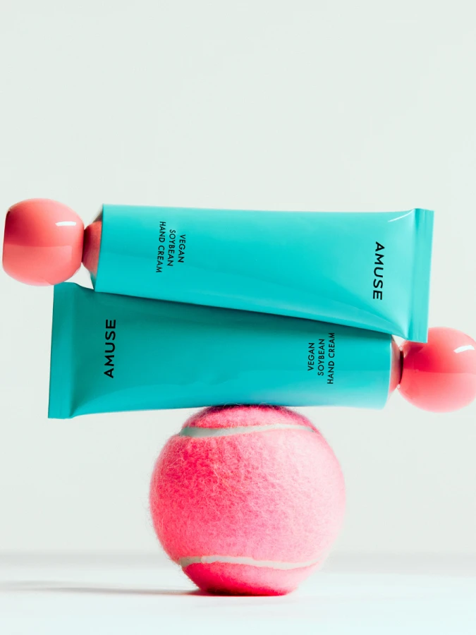 Увлажняющий крем для рук и свежим мускусным ароматом AMUSE Vegan Soybean Handcream Pleasure