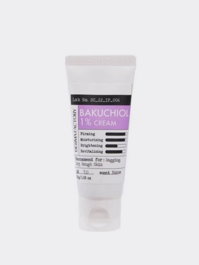 Регенерирующий крем для лица с бакучиолом Derma Factory Bakuchiol 1% Cream