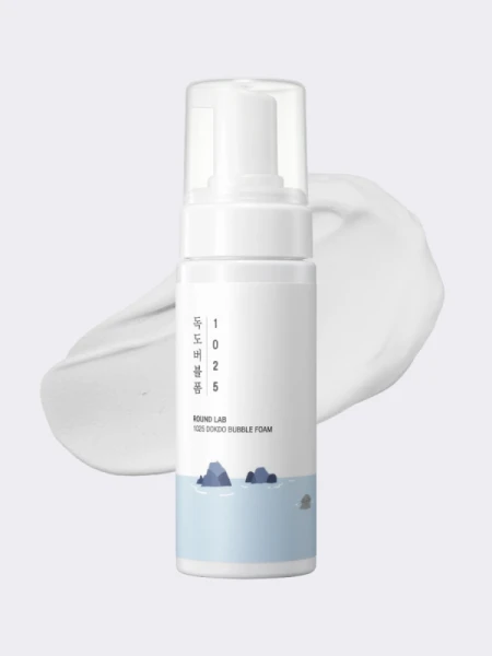 Пузырьковая пенка для умывания с морской водой Round Lab 1025 Dokdo Bubble Foam