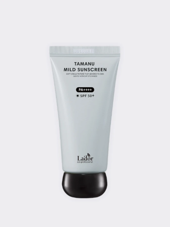 Мягкий солнцезащитный крем с маслом таману La’dor Tamanu Mild Sunscreen SPF 50+ PA++++