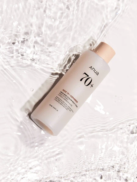 Питательный молочный тонер с рисовым экстрактом и керамидами ANUA Rice 70 Glow Milky Toner Питательный молочный тонер с рисовым экстрактом и керамидами ANUA Rice 70 Glow Milky Toner
