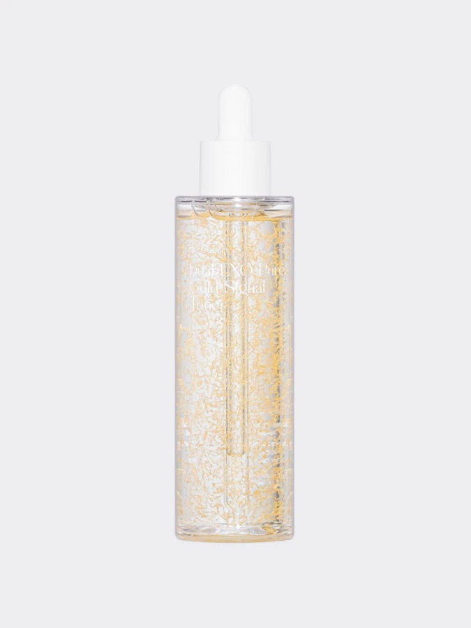 Питательный тонер с двойными экзосомами и золотом DR.REBORN Dual Exo Pure Gold Signal Toner