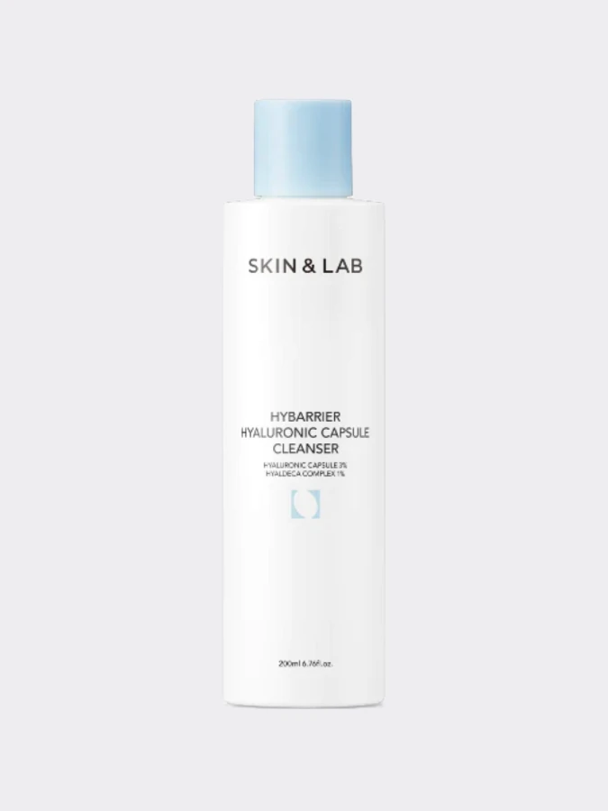 Очищающий гель для умывания с гиалуроновой кислотой SKIN&LAB Hybarrier Hyaluronic Capsule Cleanser