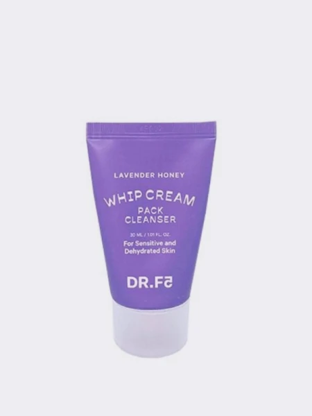 МИНИ Успокаивающая маска-пенка для умывания с экстрактом лаванды DR.F5 Whip Cream Pack Cleanser Lavender Honey МИНИ Успокаивающая маска-пенка для умывания с экстрактом лаванды DR.F5 Whip Cream Pack Cleanser Lavender Honey