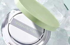 Успокаивающий солнцезащитный кушон с экстрактом кипариса Derma Factory Inorganic Mild Sun Cushion SPF50+PA++++