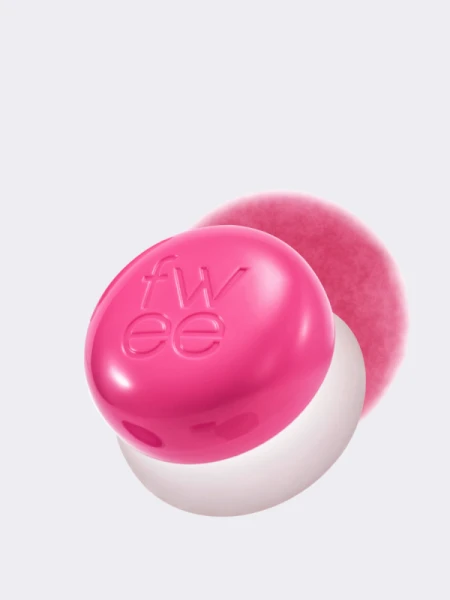 Оттеночное суфле для губ и щёк fwee Lip&Cheek Blurry Pudding Pot PK04 Crush