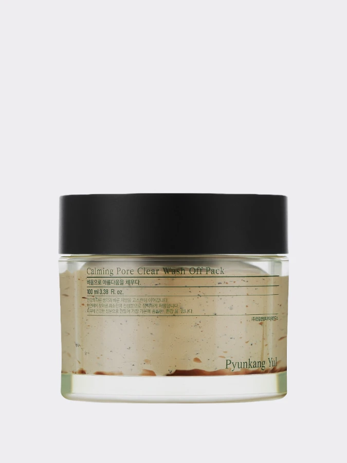 Очищающая глиняная маска для сужения пор с экстрактом центеллы Pyunkang Yul Calming Pore Clear Wash Off Pack