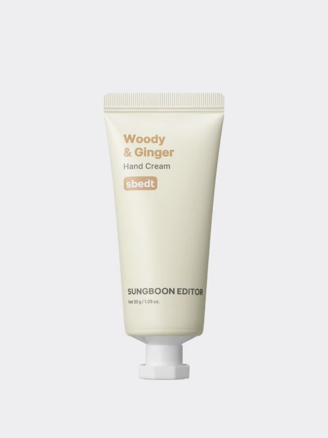 Увлажняющий крем для рук с древесным ароматом Sungboon Editor Woody & Ginger Handcream