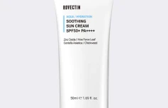 Смягчающий солнцезащитный крем ROVECTIN Aqua Soothing Sun Cream SPF50+PA++++