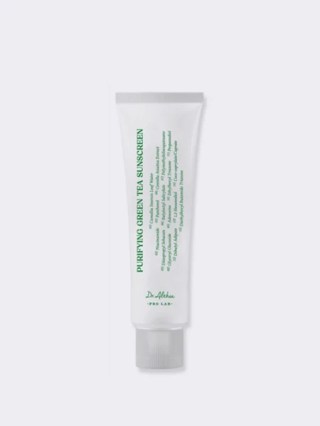 Успокаивающий солнцезащитный крем с растительными экстрактами Dr.Althea Purifying Green Tea Sunscreen SPF50+PA++++ Успокаивающий солнцезащитный крем с растительными экстрактами Dr.Althea Purifying Green Tea Sunscreen SPF50+PA++++