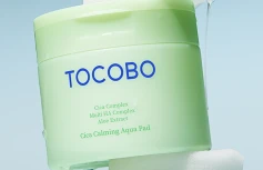 Успокаивающие тонер-пэды с экстрактом центеллы TOCOBO Cica Calming Aqua Pad