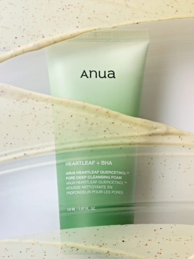 Глубокоочищающая пенка для умывания ANUA Heartleaf Quercetinol Pore Deep Cleansing Foam