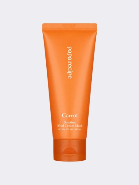Осветляющая глиняная маска с экстрактом моркови и каолином Papa Recipe Carrot Solution Mud Cream Mask Осветляющая глиняная маска с экстрактом моркови и каолином Papa Recipe Carrot Solution Mud Cream Mask