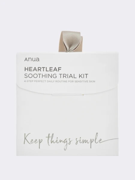 Набор миниатюр для ухода за кожей с экстрактом хауттюйнии ANUA Heartleaf Soothing Trial Kit Набор миниатюр для ухода за кожей с экстрактом хауттюйнии ANUA Heartleaf Soothing Trial Kit