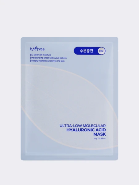 Тканевая маска с низкомолекулярной гиалуроновой кислотой Isntree Ultra-Low Molecular Hyaluronic Acid Mask Тканевая маска с низкомолекулярной гиалуроновой кислотой Isntree Ultra-Low Molecular Hyaluronic Acid Mask