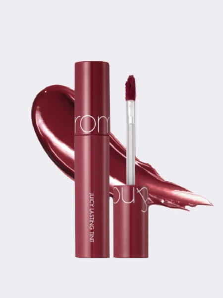Сочный глянцевый тинт для губ с вишнёвым оттенком rom&nd Juicy Lasting Tint 12 Cherry Bomb Сочный глянцевый тинт для губ с вишнёвым оттенком rom&nd Juicy Lasting Tint 12 Cherry Bomb