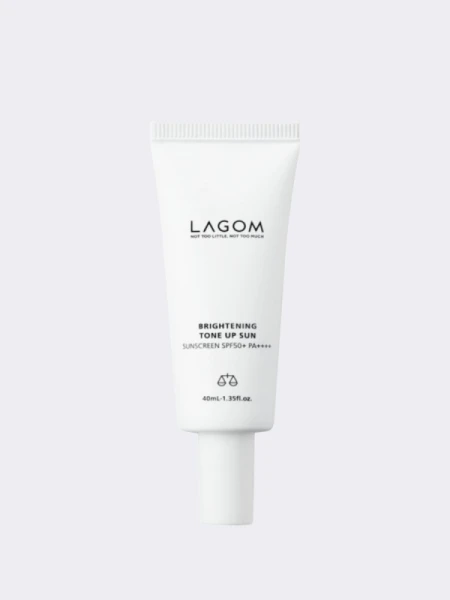 Осветляющий солнцезащитный крем с растительными экстрактами LAGOM Brightening Tone Up Sun SPF 50+ PA++++ Осветляющий солнцезащитный крем с растительными экстрактами LAGOM Brightening Tone Up Sun SPF 50+ PA++++