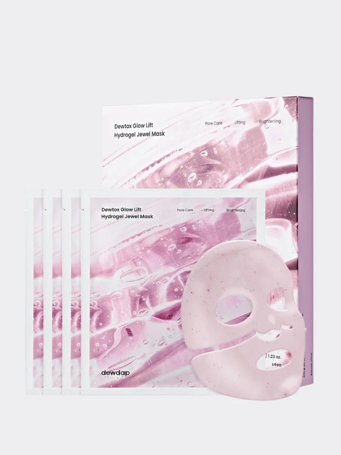 Набор гидрогелевых масок для сияния кожи dewdap Glow Lift Hydrogel Jewel Mask