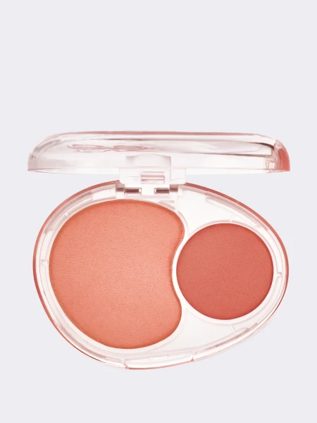 Двойные мягкие румяна с муссовой текстурой fwee Mellow Dual Blush CR01 Juicy Smile