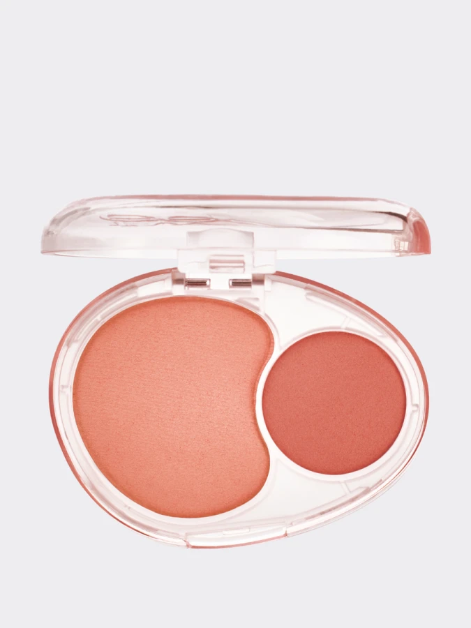 Двойные мягкие румяна с муссовой текстурой fwee Mellow Dual Blush CR01 Juicy Smile